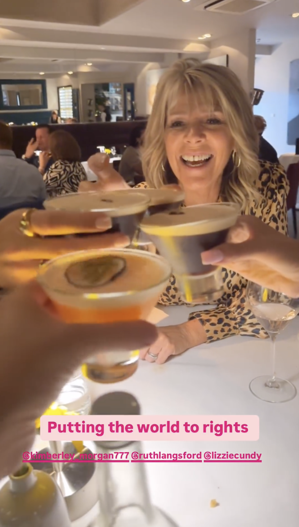 Ruth Langsford enjoys boozy night with former co-star amid Eamonn split