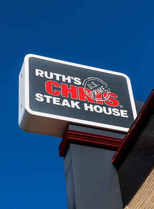ruth's chris steak house, sign and logo