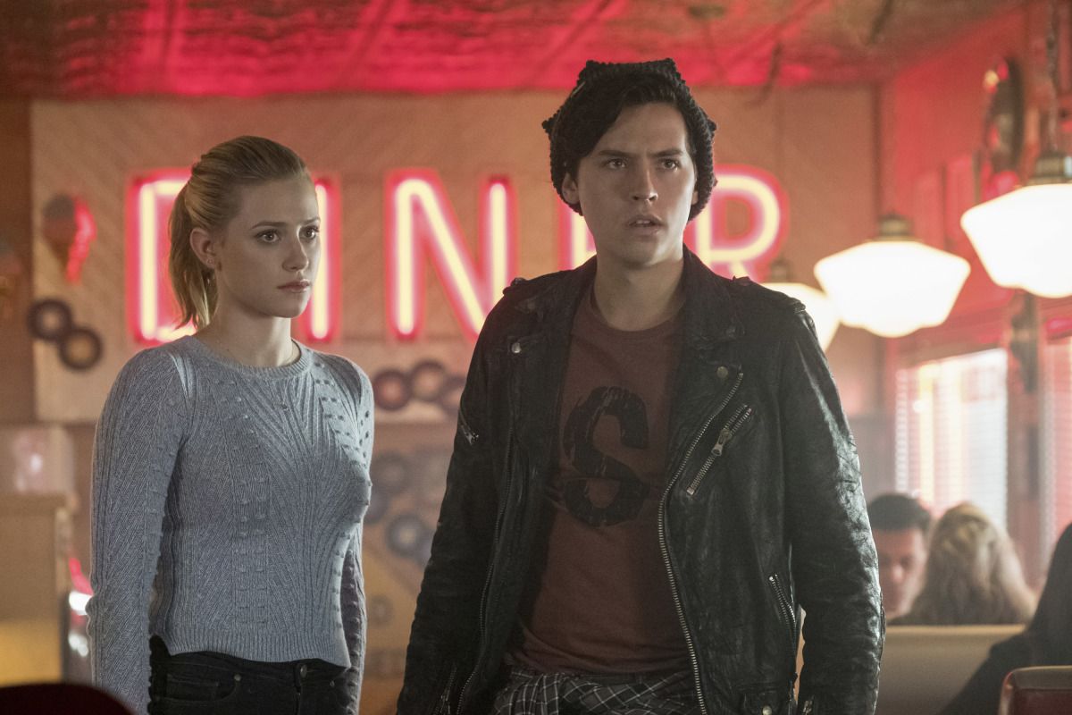 Betty and Jughead on Riverdale