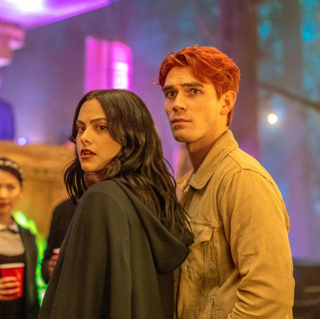 riverdale    chapter seventy the ides of march    image number rvd413b0309jpg    pictured l r camila mendes as veronica and kj apa as archie    photo colin bentleythe cw    © 2020 the cw network, llc all rights reserved