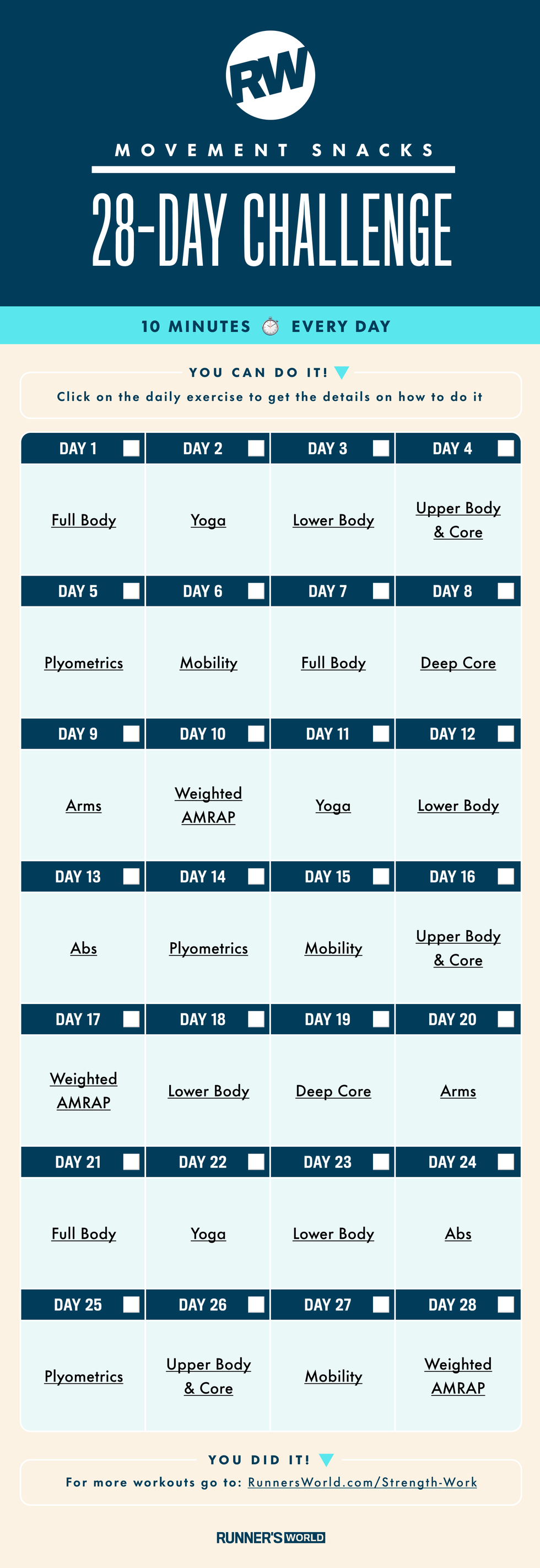 rw movement snacks 28 day challenge