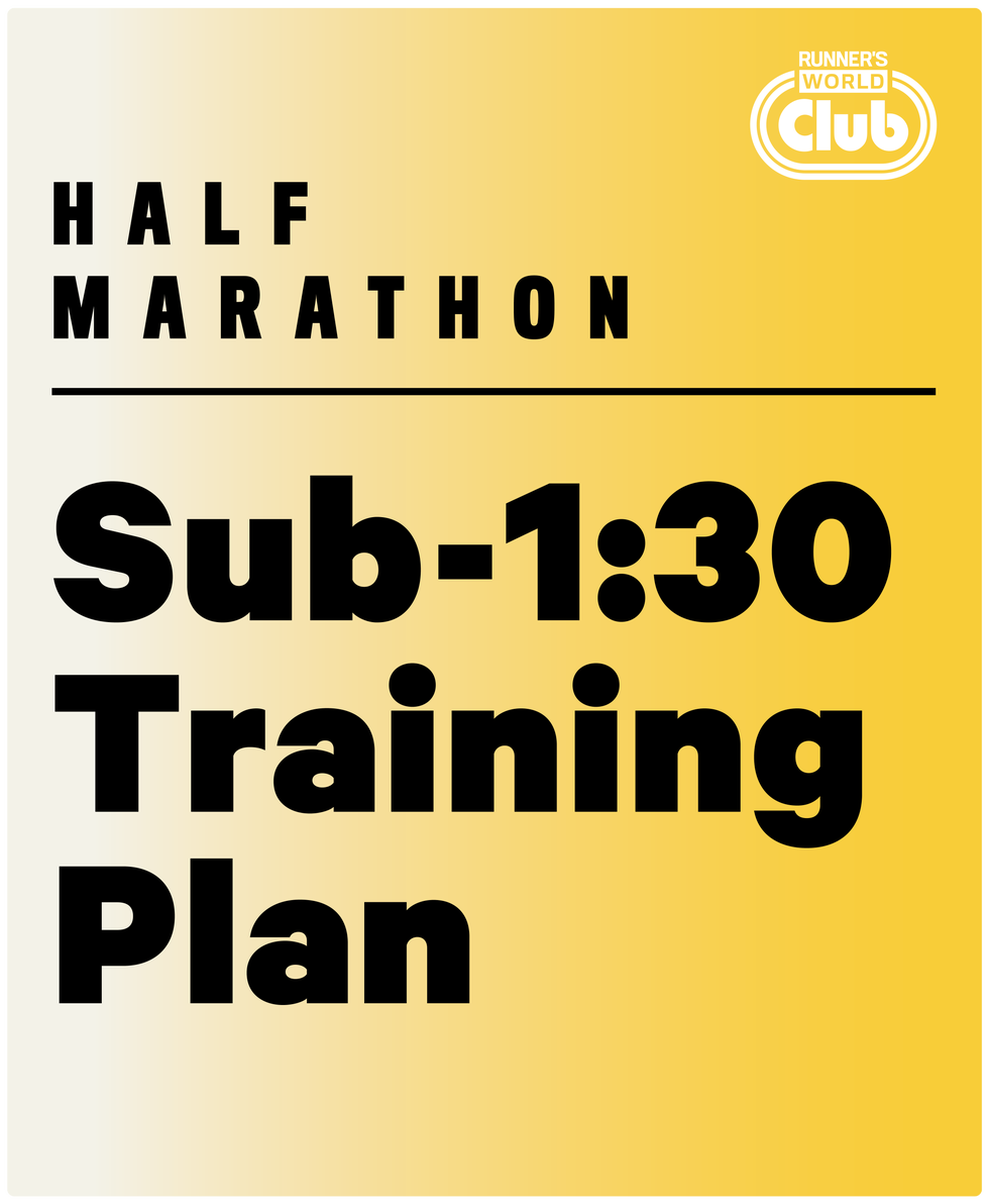 sub130 runner's world club half marathon plan