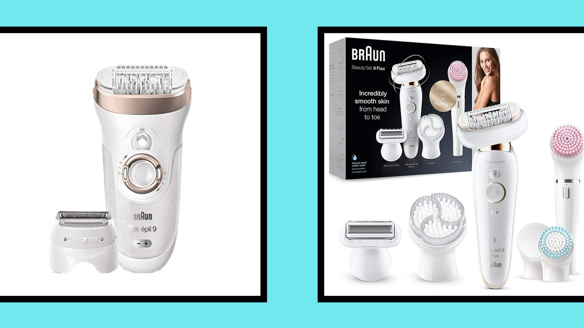 Braun Epilator Silk-pil 9 Flex 9-300 Beauty Set, Facial Hair Removal for  Women, Shaver & Trimmer, Cordless, Rechargeable, Wet & Dry, FaceSpa SE 9-300