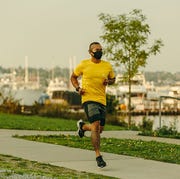 running with a cold running with a cold