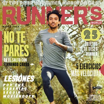 Fernando Carro brinca a la portada de marzo de Runner's World El plusmarquista español de obstáculos abre su corazón a Chema Martínez en el número de Runner's World de marzo que sale este viernes a la venta.
