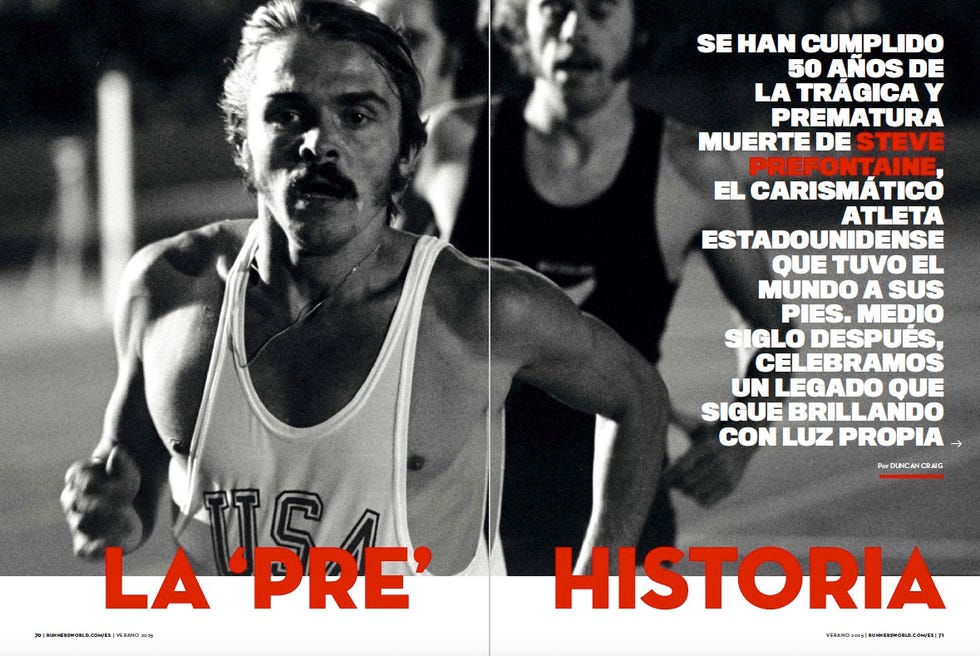 tribute article featuring steve prefontaine