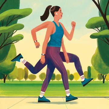runner walking and running runner walking and running