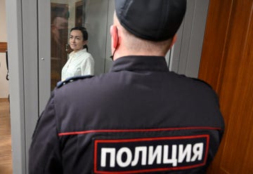 Police officer supervising an interrogation or questioning