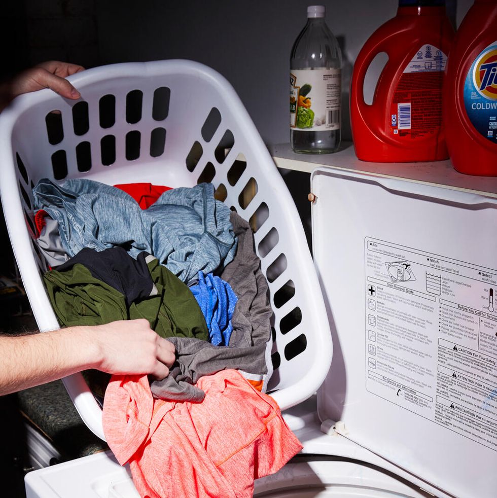 loading laundry