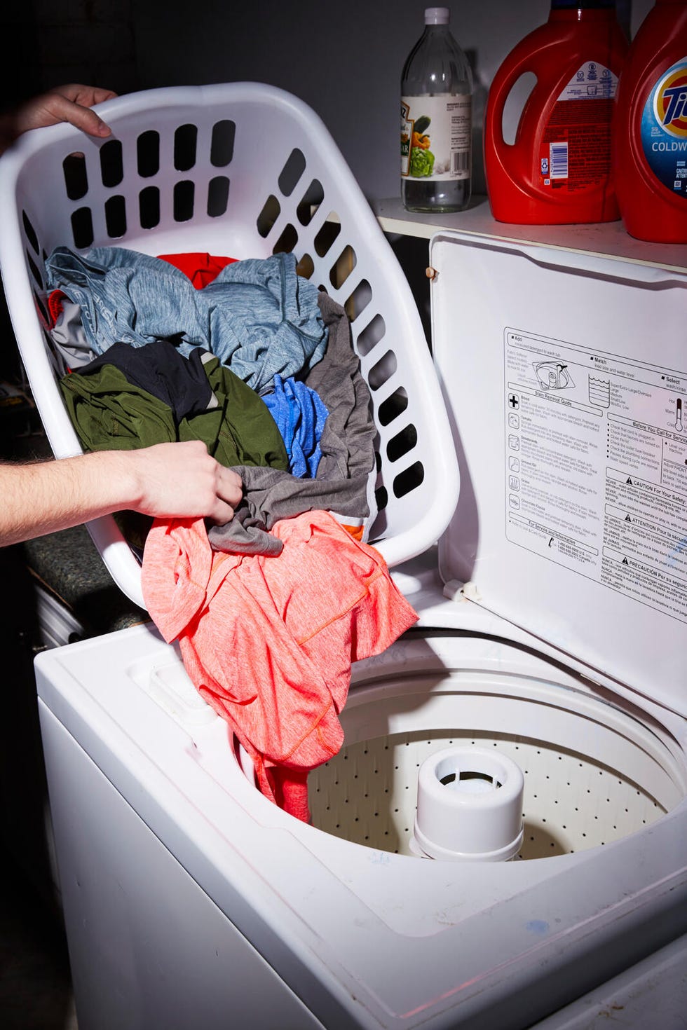 loading laundry