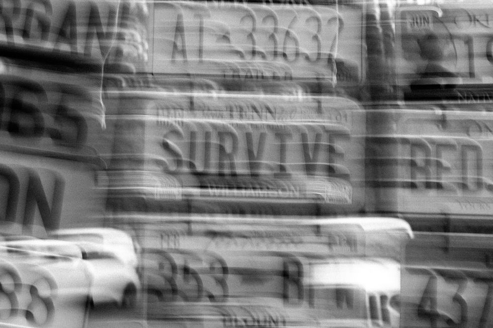 blurry license plates