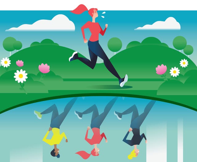People in nature, Cartoon, Illustration, Jumping, Clip art, Art, Recreation, Happy, Leisure, Running, 