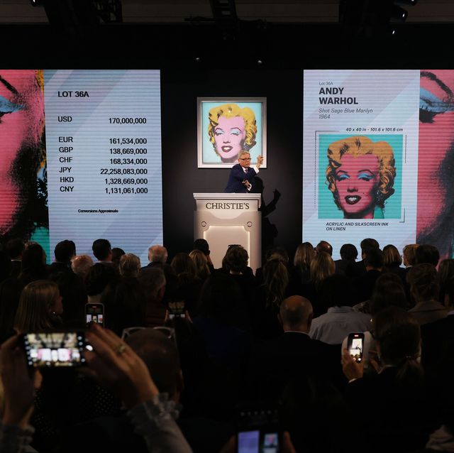 christie's marilyn monroe andy warhol auction