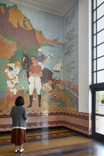stanton macdonald wright, mural, history of santa monica and the bay district, reckoning with the west, culture