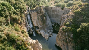 rindge dam, land, reckoning with the west, built in the 1920s, malibu creek in the santa monica mountains