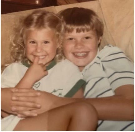 Ryan and Connie Seacrest as children