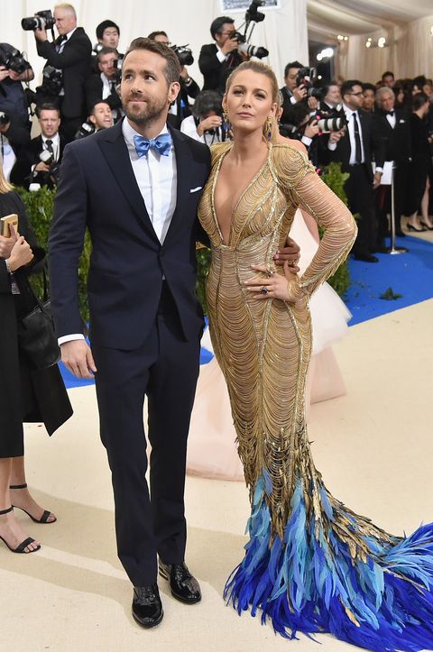 ryan reynolds and blake lively at the 2017 met gala