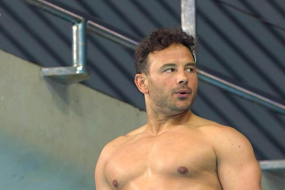 ryan thomas competes in the games on itv