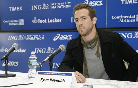 Ryan Reynolds NYC Marathon