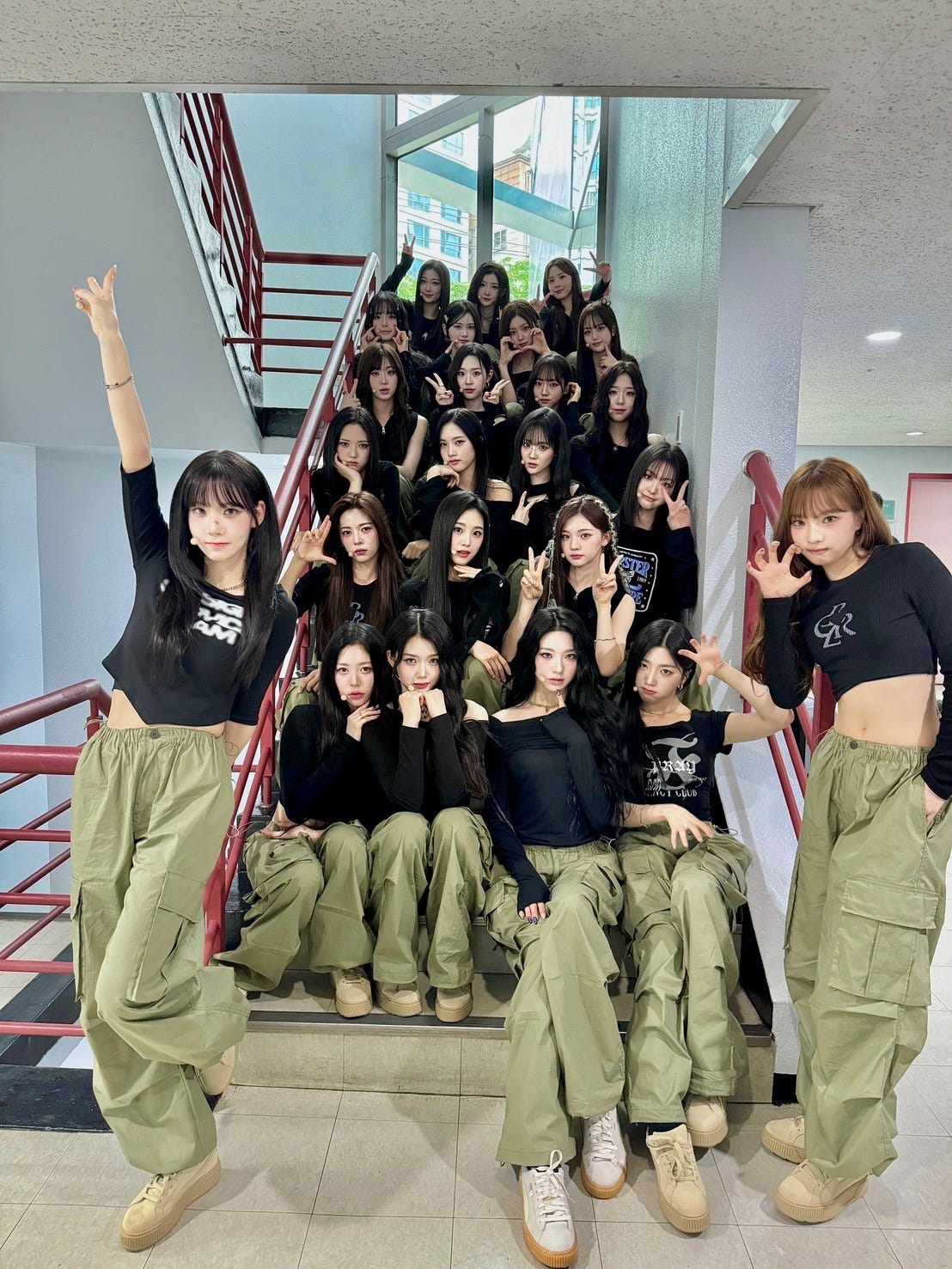 集合写真　私服　学生 