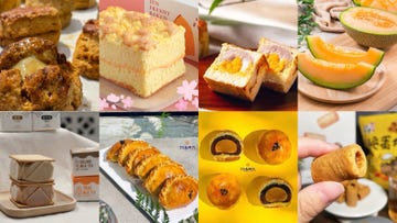 a collage of food