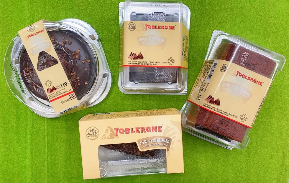 全聯 x toblerone獨家聯名6大網美系瑞士三角巧克力甜點～巧克力控全部買起來！