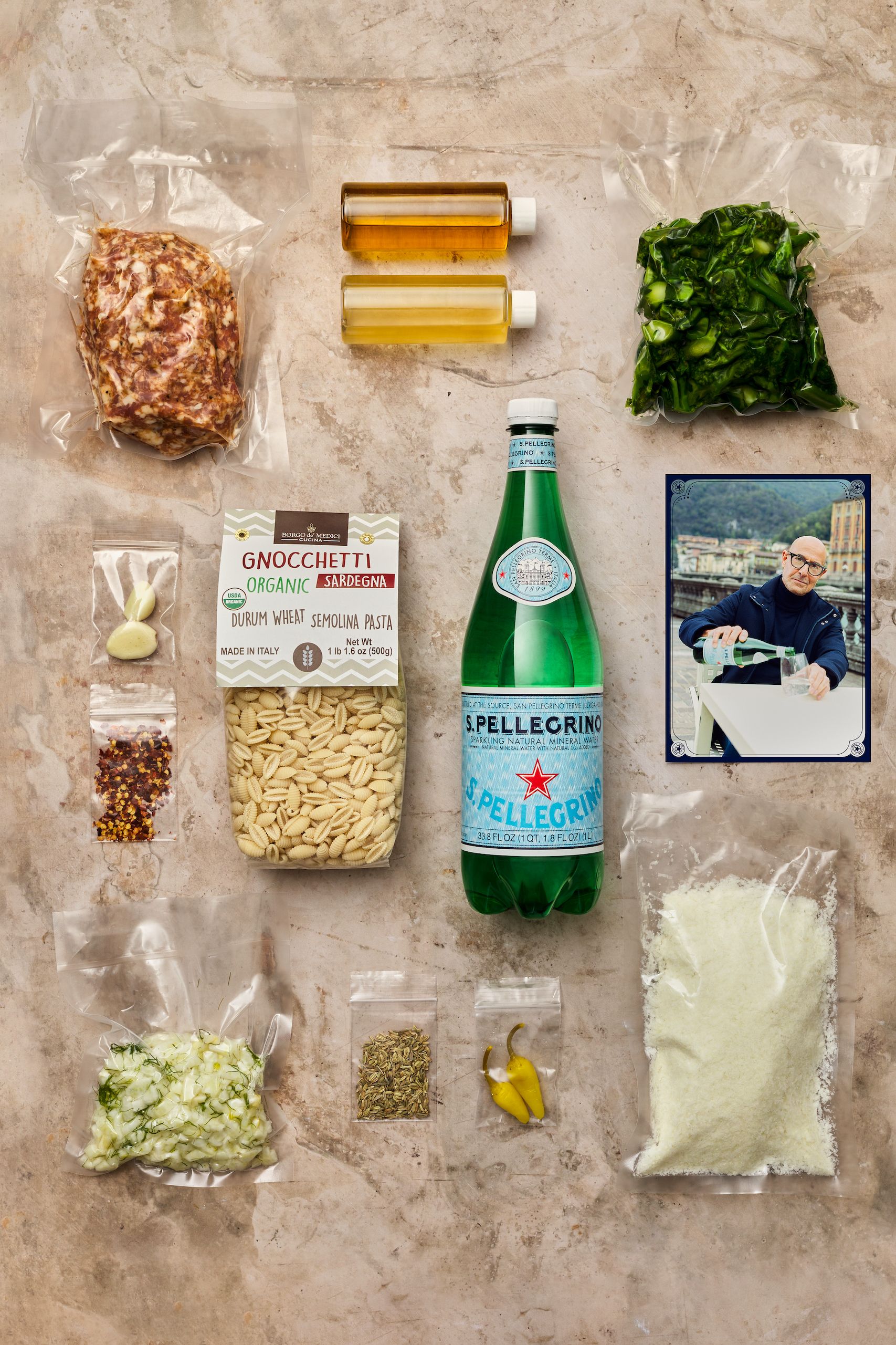 Stanley Tucci and S.Pellegrino Launch Holiday Recipe Kit With World Chef