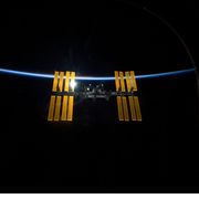 iss above earth