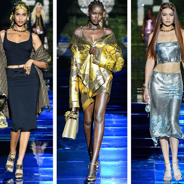 Collaboration Fendi and Versace became big news at Milan Fashion Week