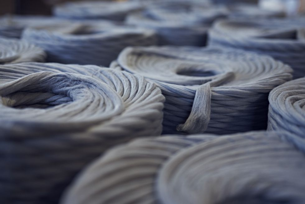 Blue, Wool, Thread, Textile, Rope, Wire, Technology, Pattern, Twine, Metal, 