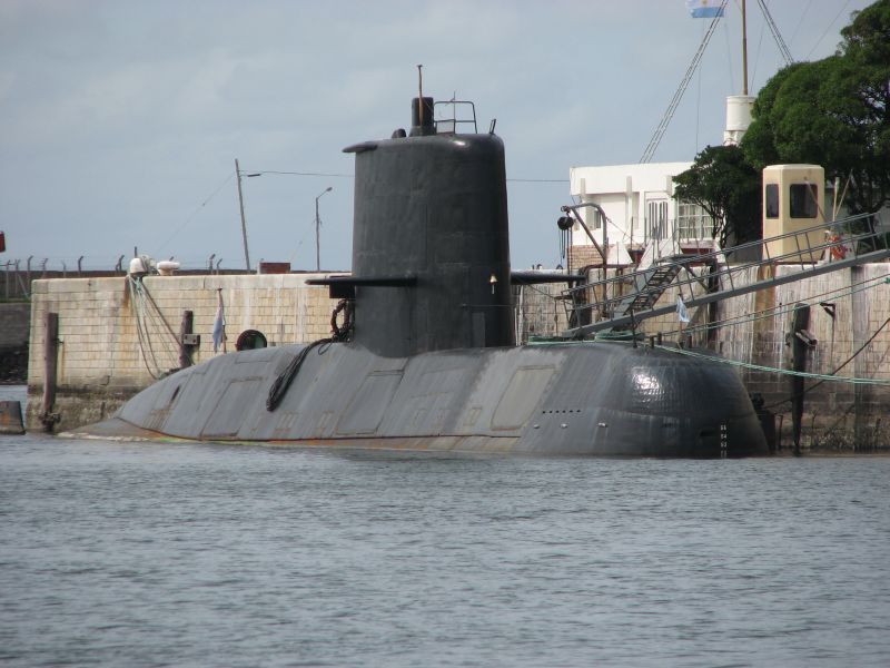 The submarine ARA San Juan