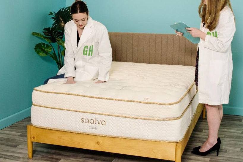 good housekeeping analysts testing the saatva classic mattress