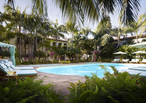 Swimming pool, Resort, Property, Palm tree, Vacation, Real estate, Hotel, Tree, Arecales, Building, 