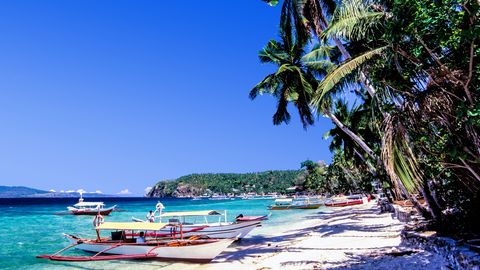 Sabang Beach in Mindoro, The Philippines