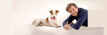 salva reina y el perro ramses, protagonistas de 'sabuesos'