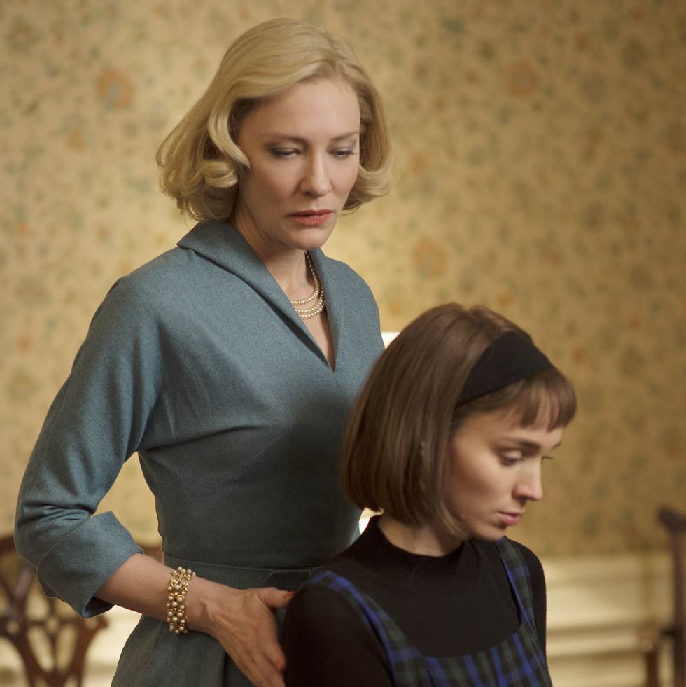 a scene from carol, a good housekeeping pick for best romantic christmas movies