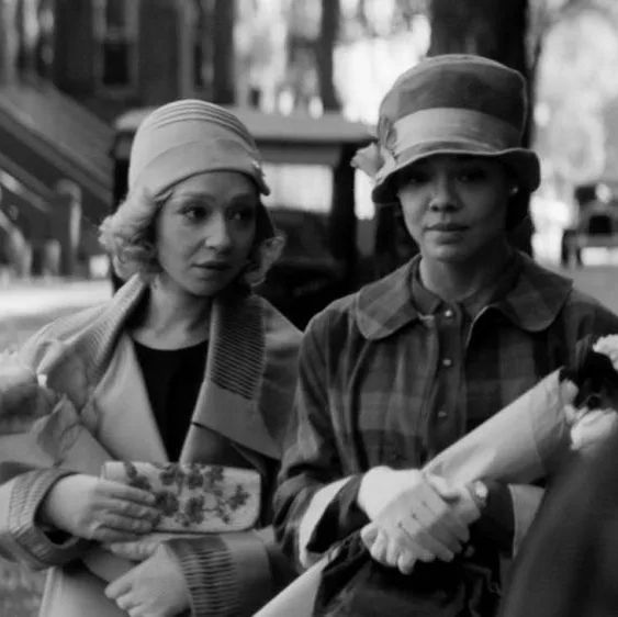 ruth negga and tessa thompson star in passing, a good housekeeping pick for best sad movies on netflix
