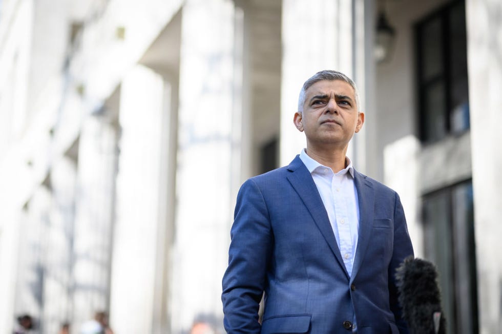 el alcalde de londres sadiq khan