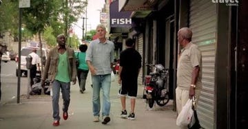 anthony bourdain and michael k williams dined on no reservations
