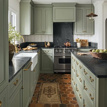 sage green kitchen cabinets