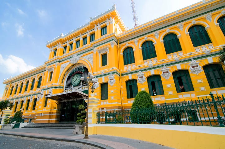 Saigon Central Post Office of Ho Chi Minh city, Vietnam Saigon Central Post Office of Ho Chi Minh city, Vietnam