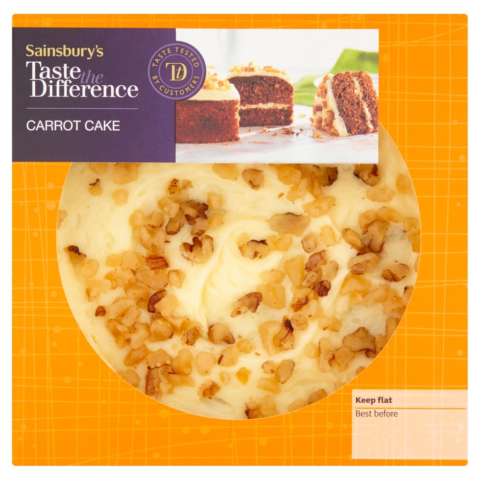 Sainsbury's Taste the Difference Carrot Cake 