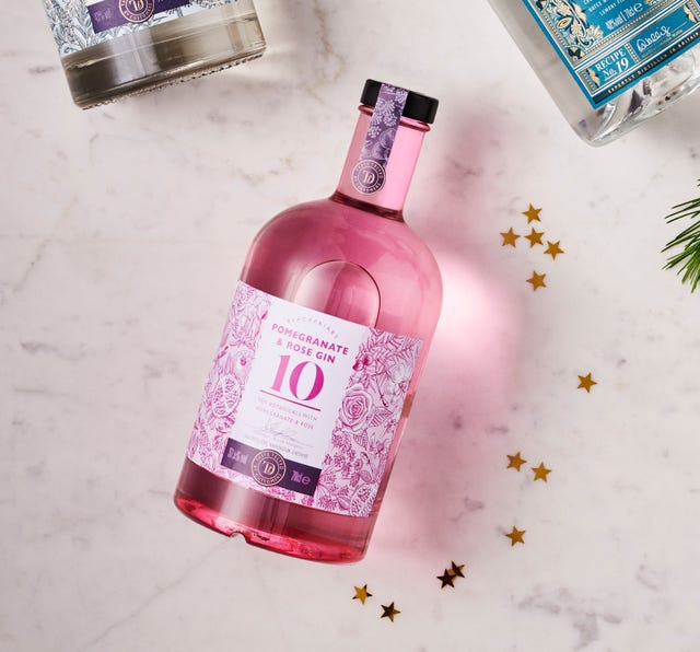 Sainsbury's pomegranate and rose gin