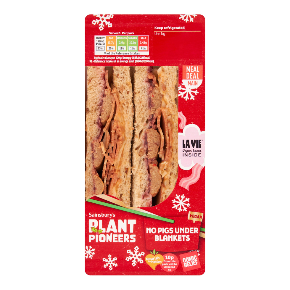 sainsburys vegan christmas sandwich