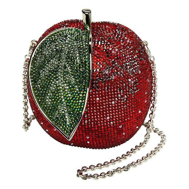 Red, Fashion accessory, Chain, Plant, Silver, Ornament, Fruit, Jewellery, Apple, Bag, 