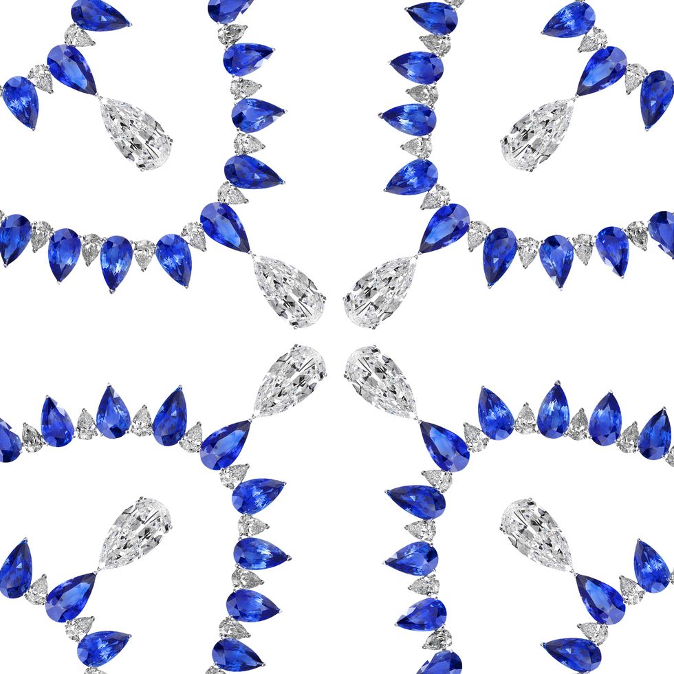Cobalt blue, Blue, Body jewelry, Fashion accessory, Sapphire, Jewellery, Necklace, Electric blue, Jewelry making, Gemstone, 