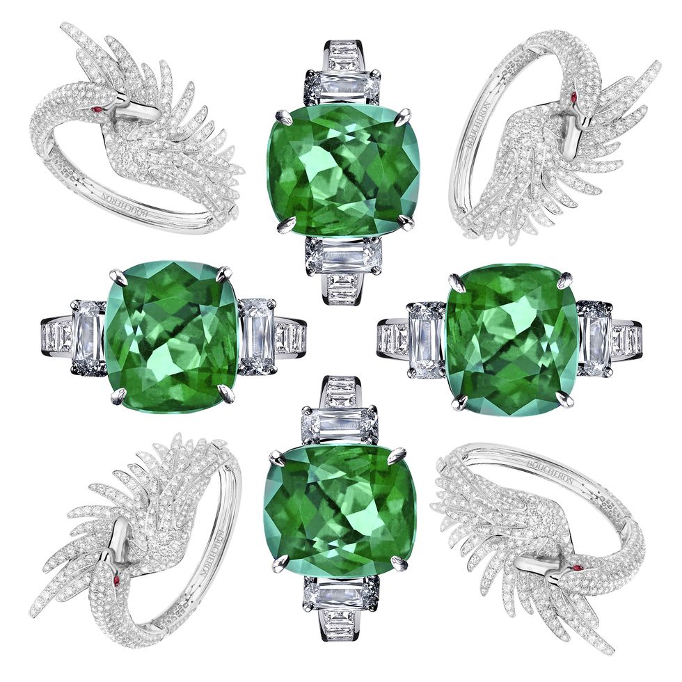Emerald, Green, Jewellery, Fashion accessory, Gemstone, Body jewelry, Engagement ring, Holiday ornament, Diamond, 