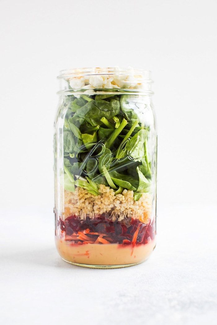 Meals in a jar » vegan meal prep 