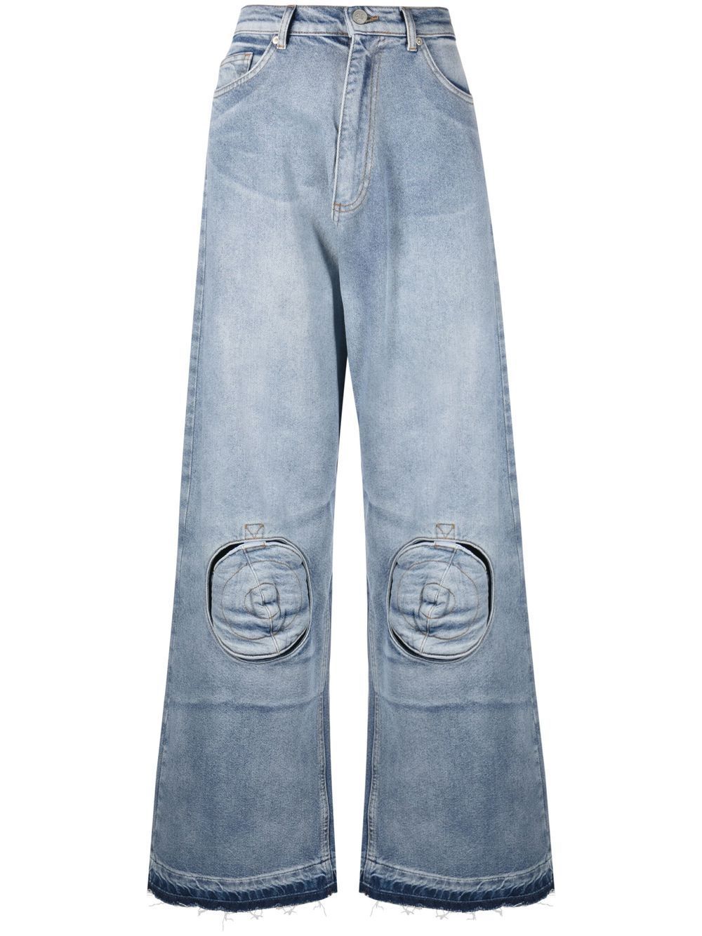 Jeans a hot sale gamba larga