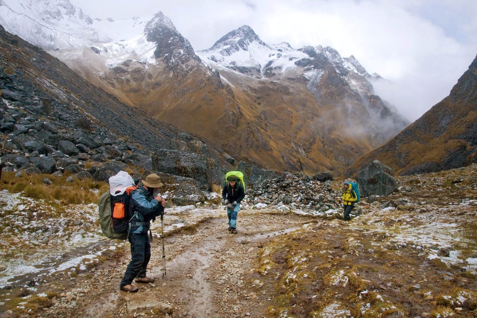 De Salkantay Trek in het hoogland van Peru